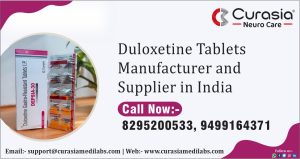 Duloxetine Tablets Manufacturer and Supplier in India