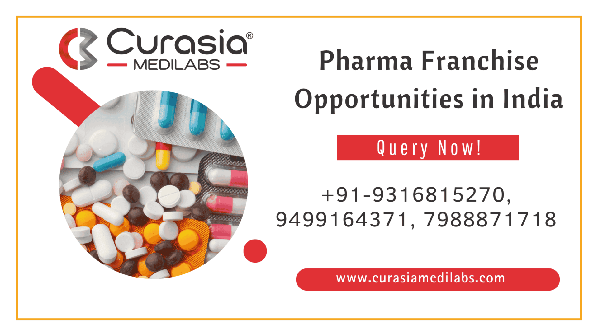 Pharma Franchise Opportunities - curasia medilabs
