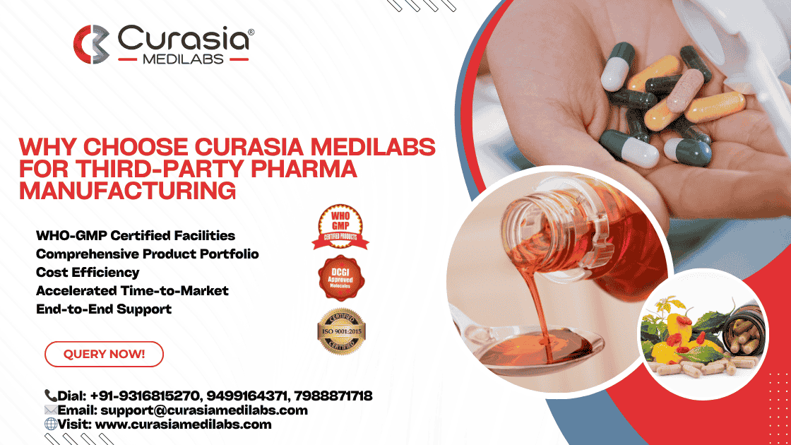 Why Choose Curasia Medilabs for Third-Party Pharma Manufacturing